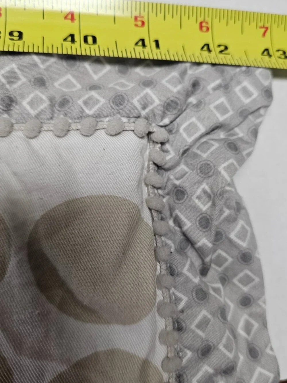 Baby Blanket Lolli Living Naturi Gray White Elephant Applique Cotton 2016